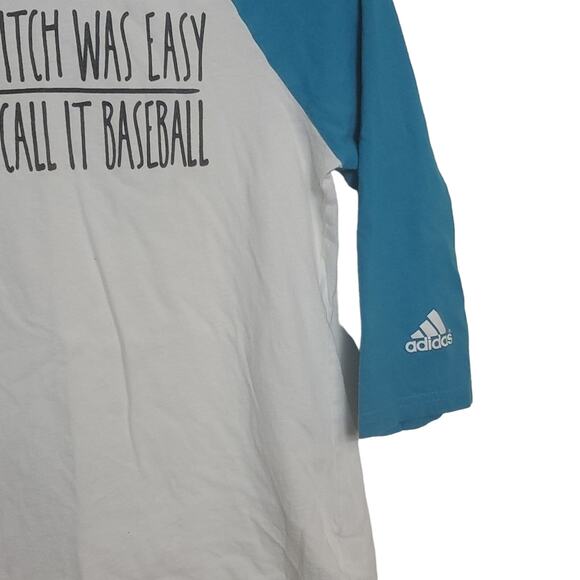 Adidas If Fast Pitch was Easy Shirt - Picture 4 of 7